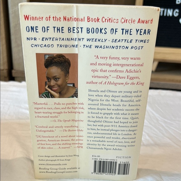 Americanah by Chimamanda Ngozi Adichie - White Cover - Picture 2 of 2